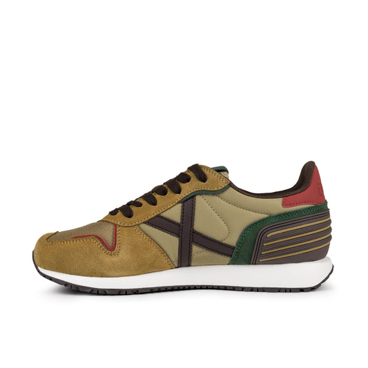 Baskets de la marque munichoise pour homme, modèle Massana Club 567 en marron.