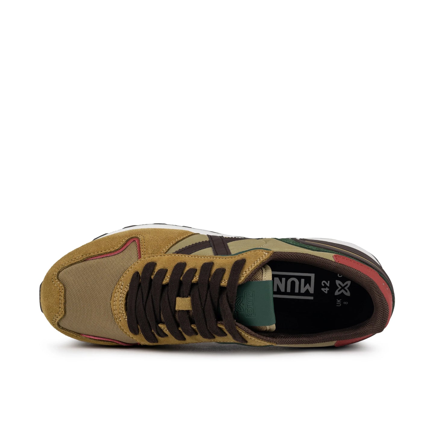 Sneaker der MUNICH Marke für Herren, Modell Massana Club 567 in Braun.