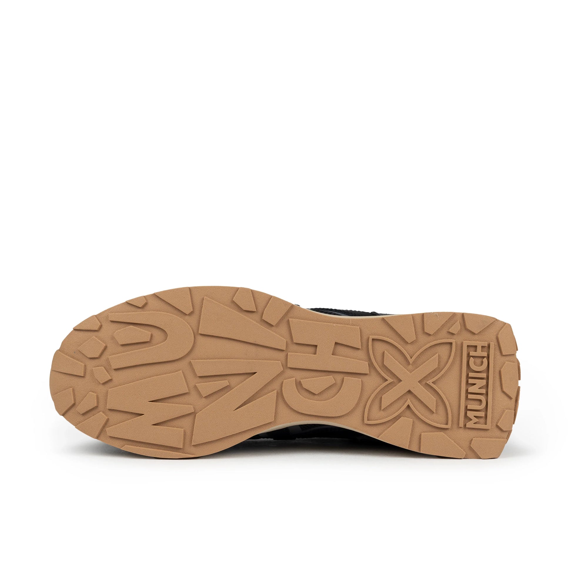 Unisex sneakers van het merk Munich, model Xemine 69, in de kleur zwart.