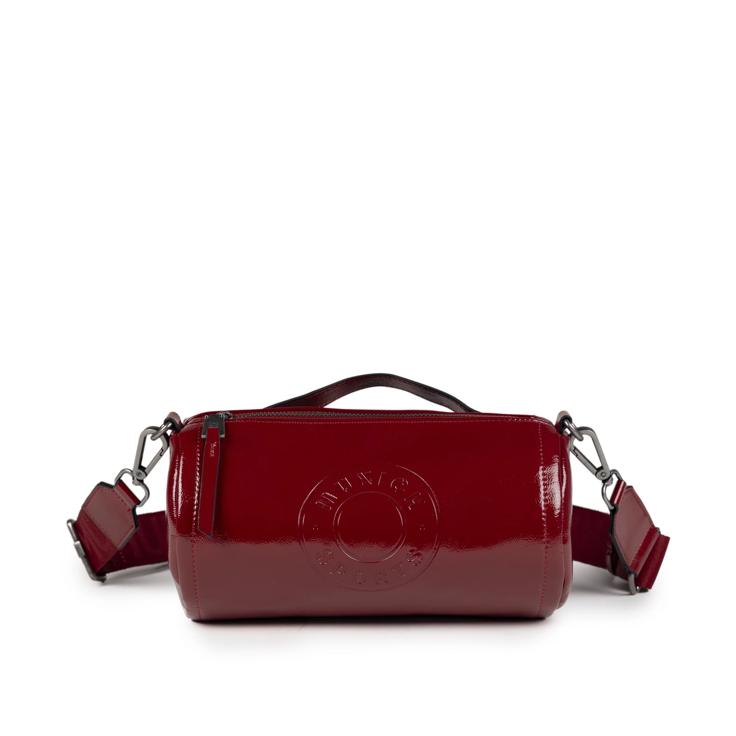 Bolsos Para Mujer De La Marca Munich Modelo Mh Crossbody Barrel Red En Color Rojo