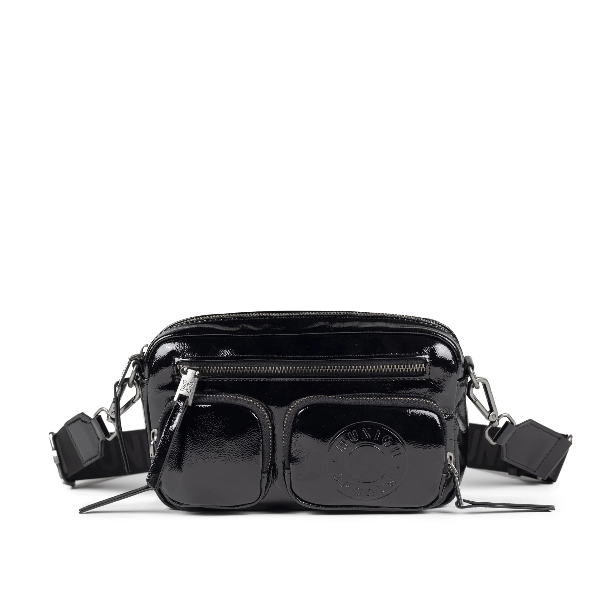 Bolsos Para Mujer De La Marca Munich Modelo Mh Crossbody Camera Black En Color Negro