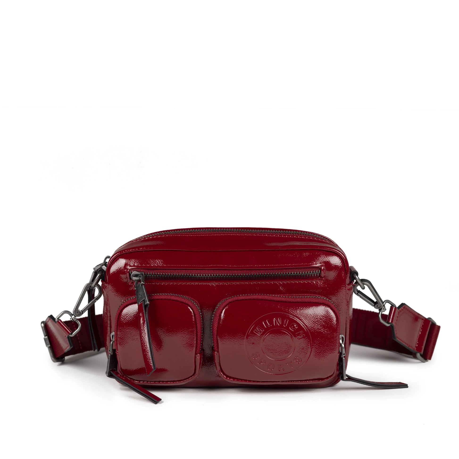Bolsos Para Mujer De La Marca Munich Modelo Mh Crossbody Camera Red En Color Rojo