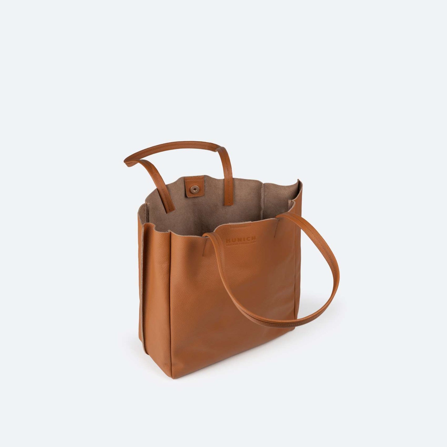 Sac de marque Munich pour femme, modèle Loft Woman Shopper Almond, en marron.