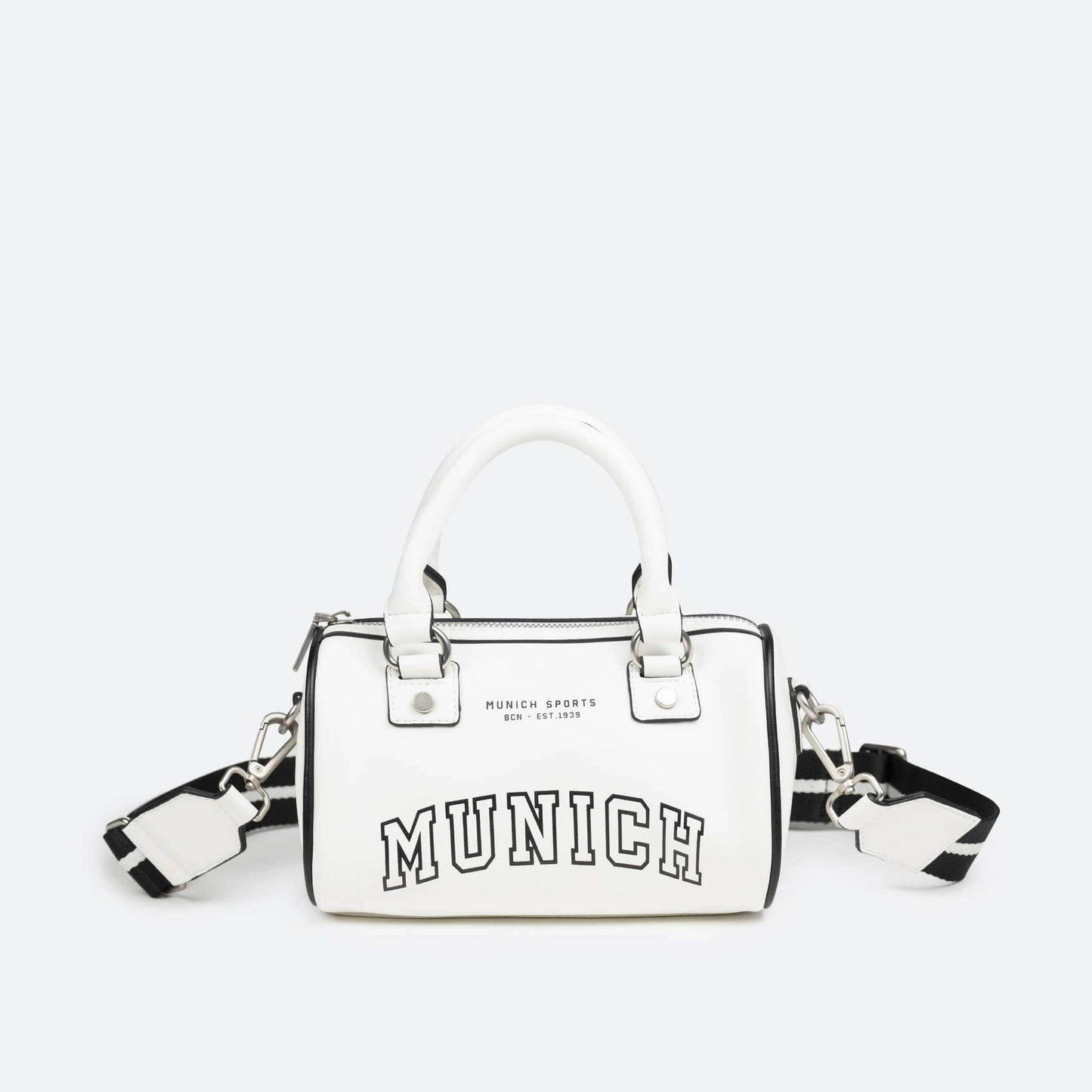 MUNICH | BOLSOS | UNISEX | COURT CROSSBODY BARREL C/WHITE