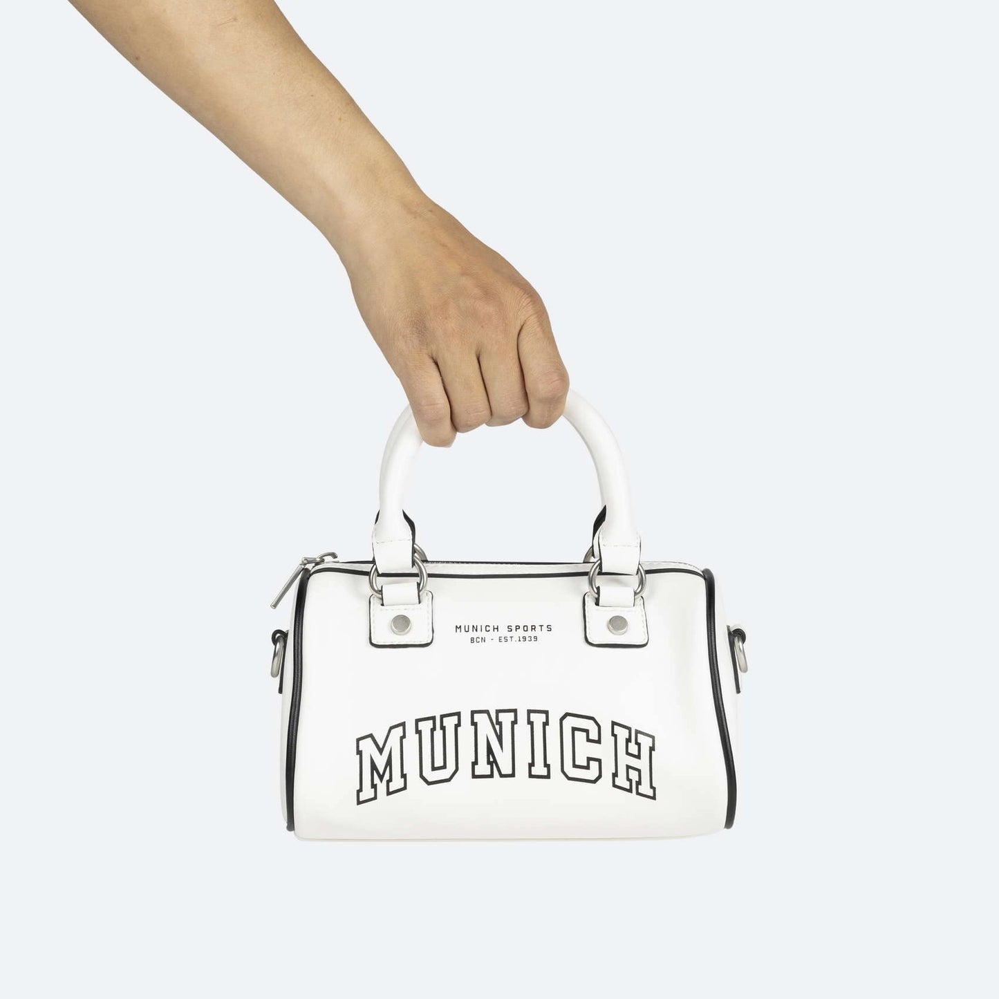 MUNICH | BOLSOS | UNISEX | COURT CROSSBODY BARREL C/WHITE