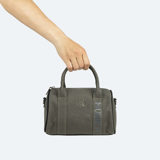 MUNICH | BAGS | UNISEX | CALA CROSSBODY BARREL C/KHAKI + FUCHSIA