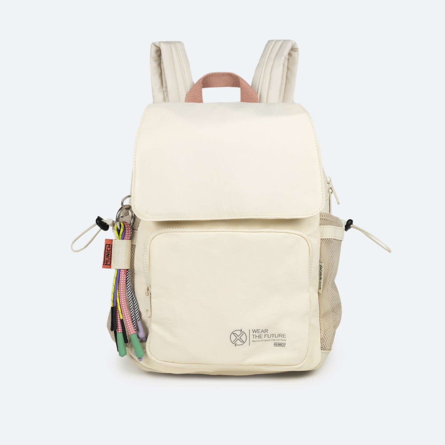 MUNICH | MOCHILAS | UNISEX | DEEP RECYCLED BACKPACK C/CREAM