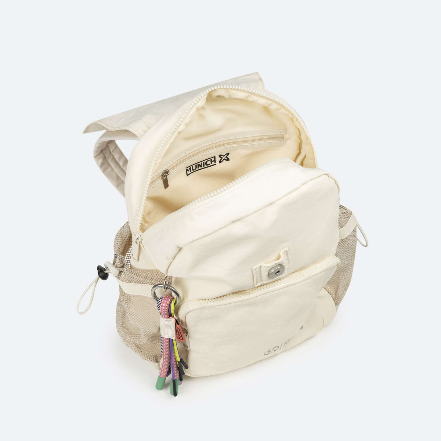 MUNICH | MOCHILAS | UNISEX | DEEP RECYCLED BACKPACK C/CREAM