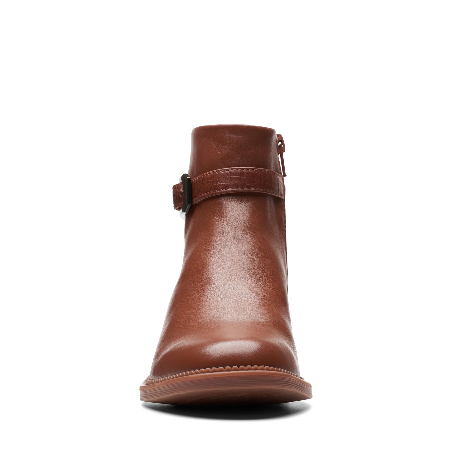 Botines De La Marca Clarks Para Mujer Modelo Maye Grace Tan Leather En Color Marrón