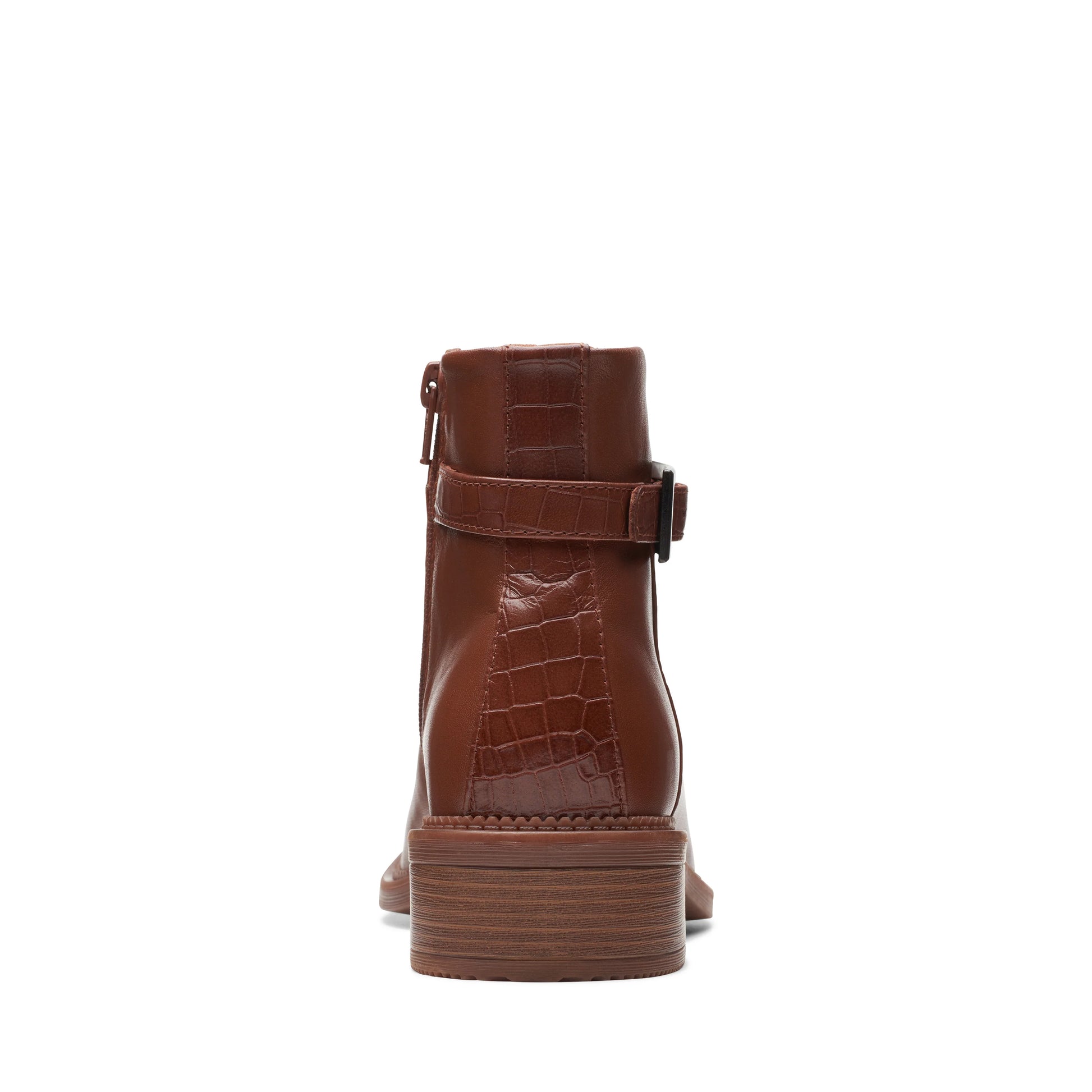 Botines De La Marca Clarks  Para Mujer Modelo Maye Grace Tan Leather En Color Marrón