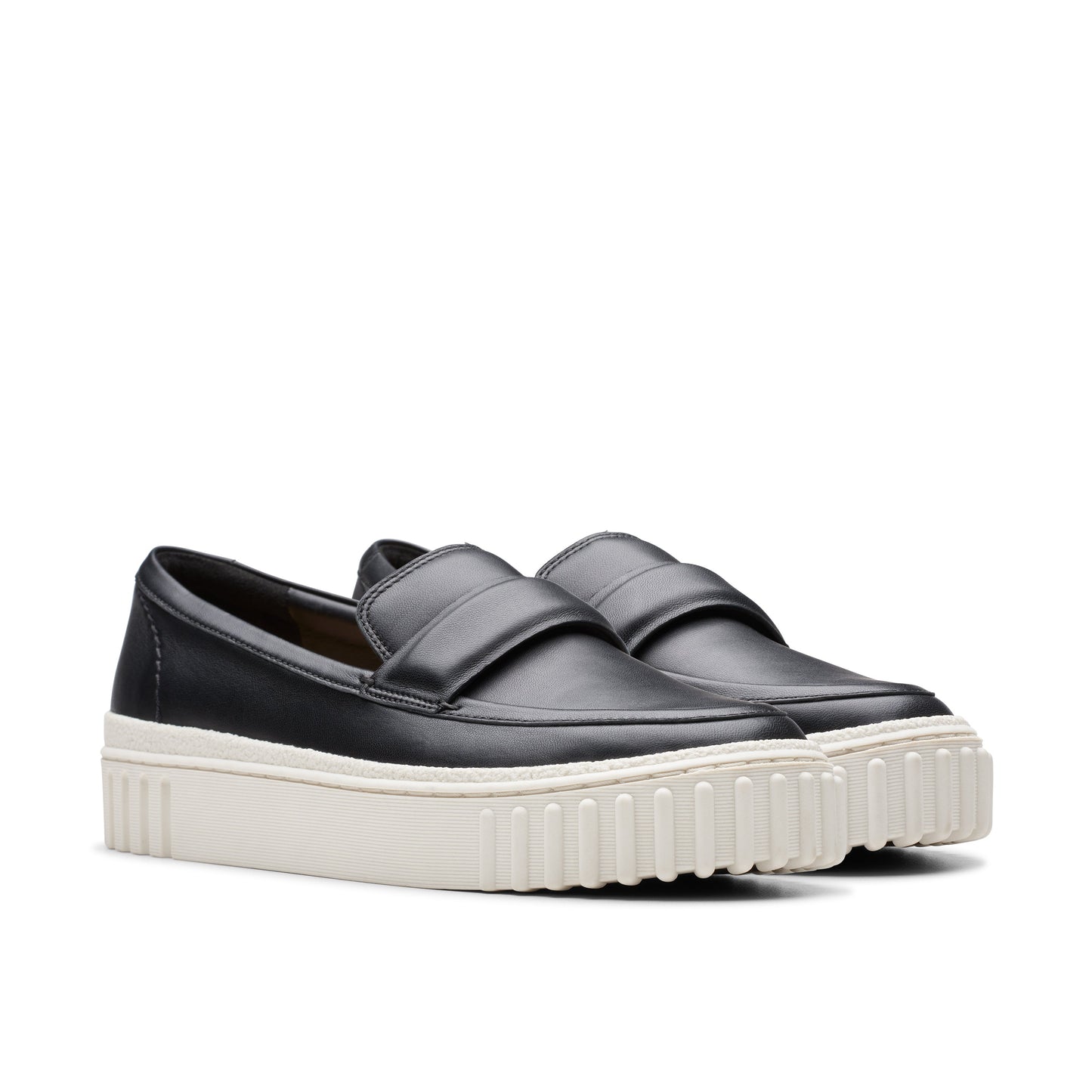 Zapatos Casual De La Marca Clarks Para Mujer Modelo Mayhill Cove Black Leather En Color Negro