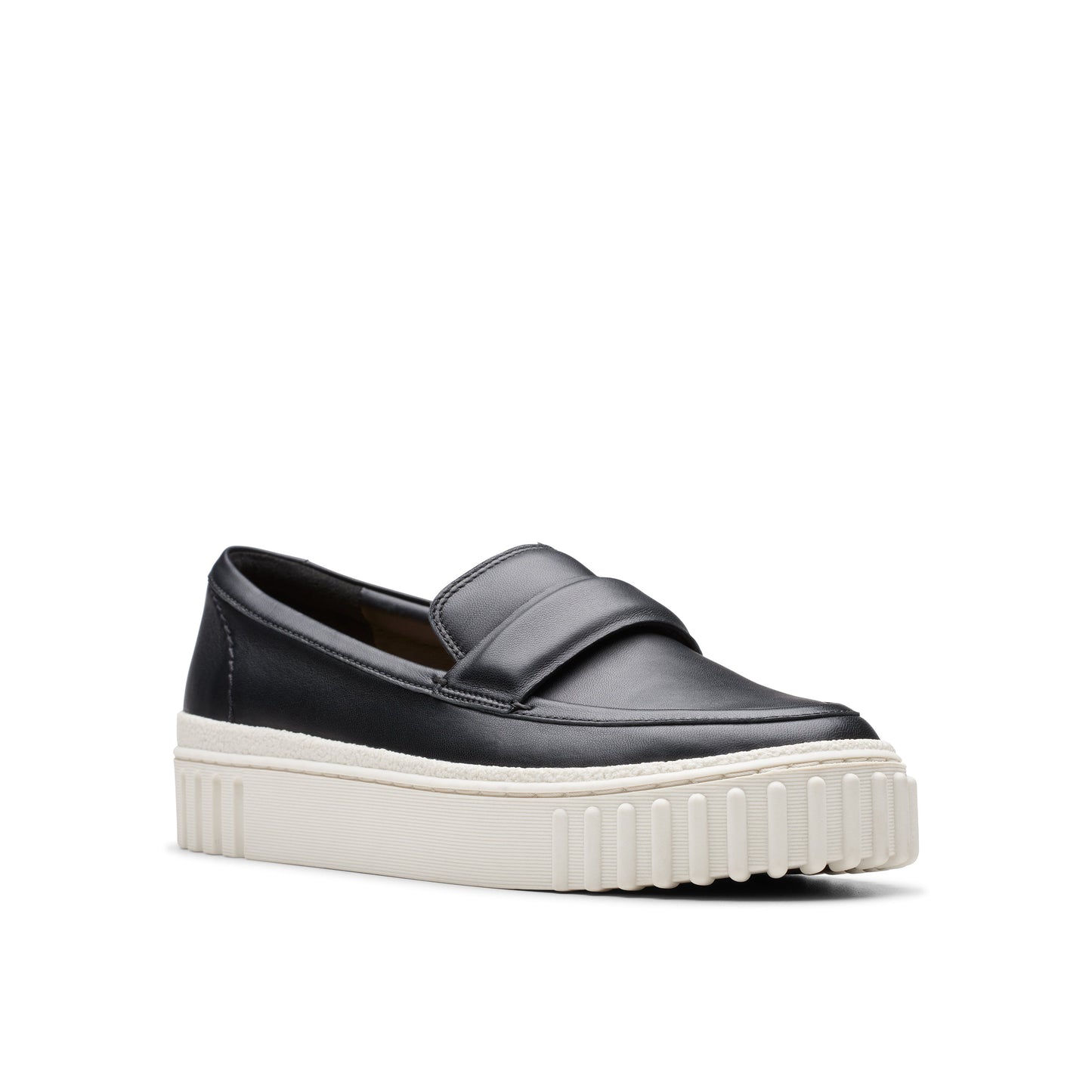 Zapatos Casual De La Marca Clarks Para Mujer Modelo Mayhill Cove Black Leather En Color Negro