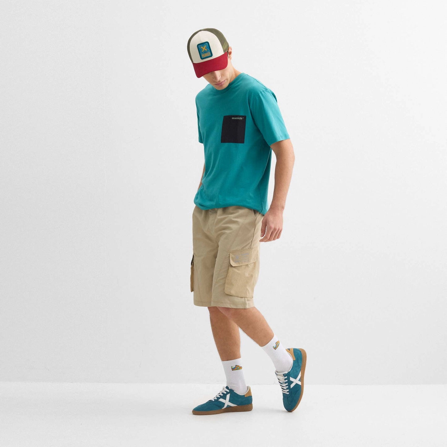 MUNICH | SHORTS | HERREN | TREK STREETWEAR CAMEL BERMUDA SHORTS
