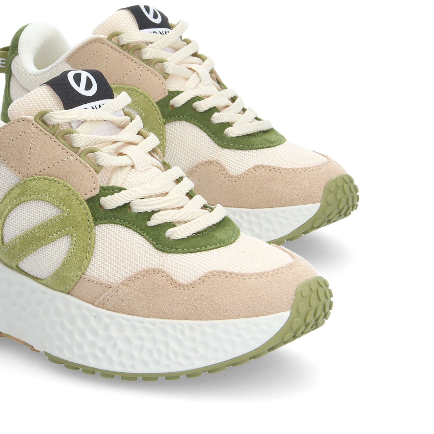 NONAME | BASKETS | FEMME | CARTER JOGGER BEIGE/BLANC CASSÉ VERT