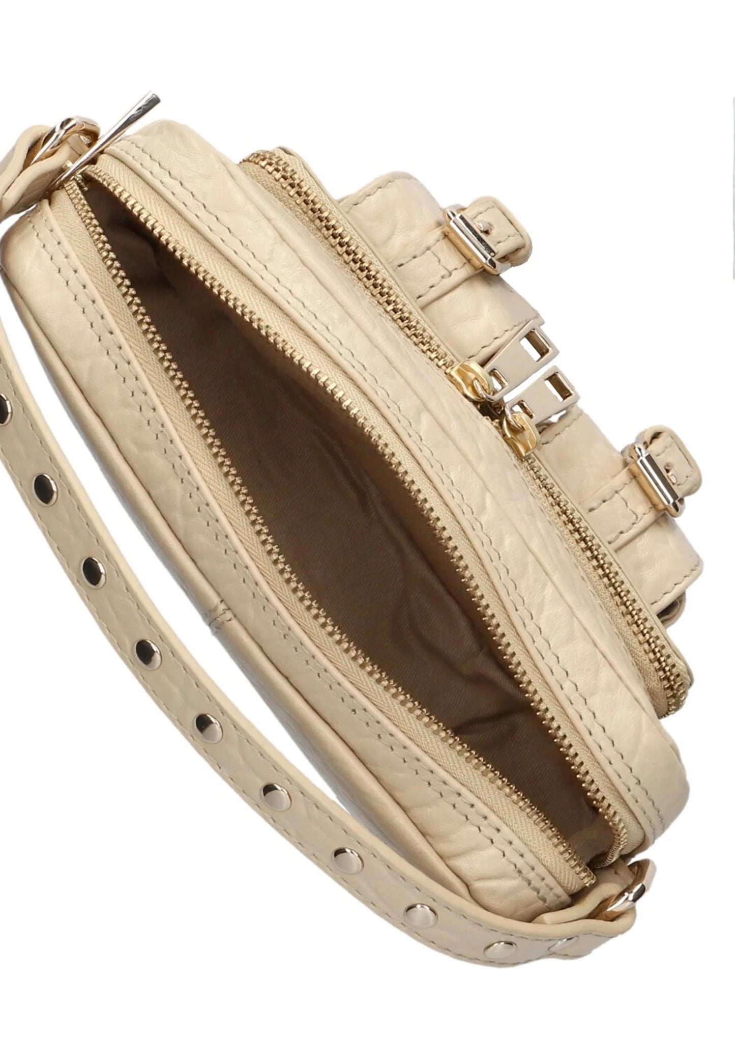 NUNOO | BOLSO MUJER | HELENA BUCkLE NEW ZEELAND SAND GOLD | BEIGE