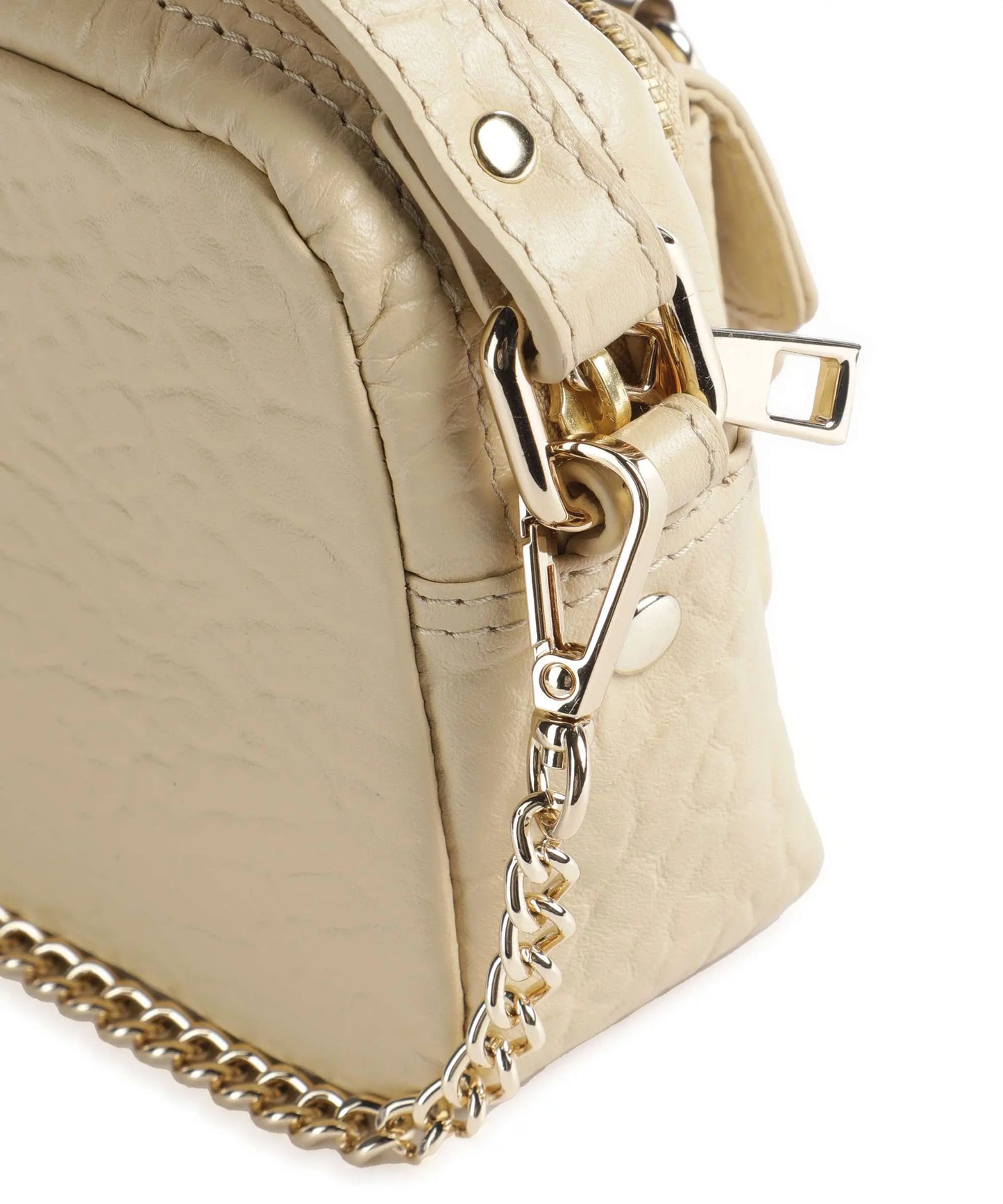 NUNOO | BOLSO MUJER | HELENA BUCkLE NEW ZEELAND SAND GOLD | BEIGE