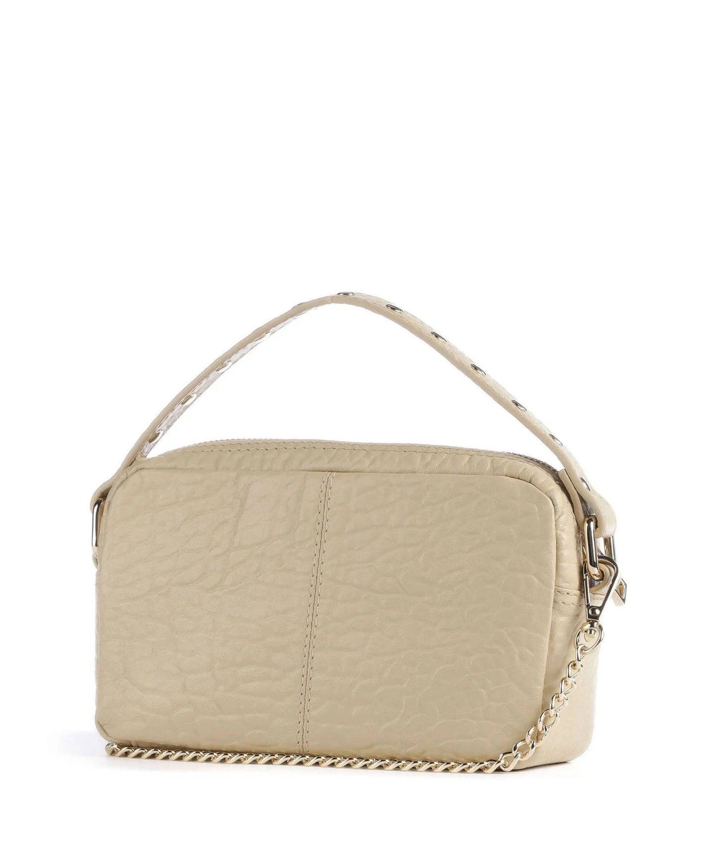 NUNOO | BOLSO MUJER | HELENA BUCkLE NEW ZEELAND SAND GOLD | BEIGE