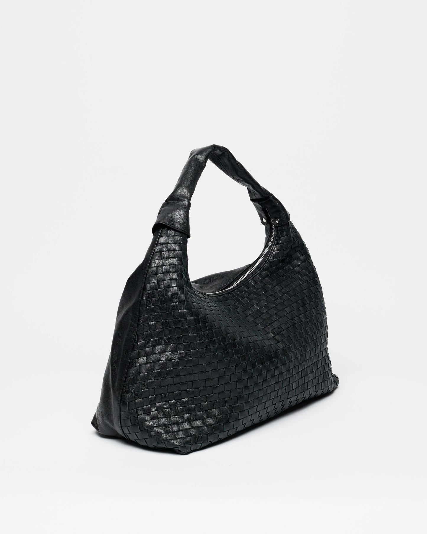 NUNOO | BOLSOS | MUJER | MAXI DANDY BRAIDED MOUNTAIN BLACK | NEGRO