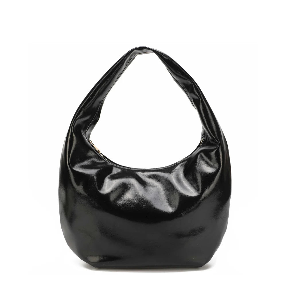 NUNOO | SAC FEMME | PETIT GABI WRINKLE NOIR