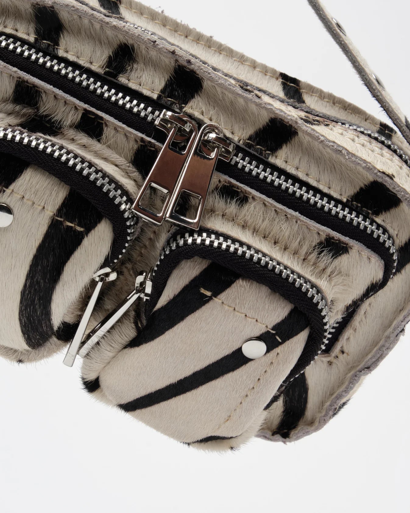 NUNOO | Borsa da donna | Helena Brown Stripes Deluxe