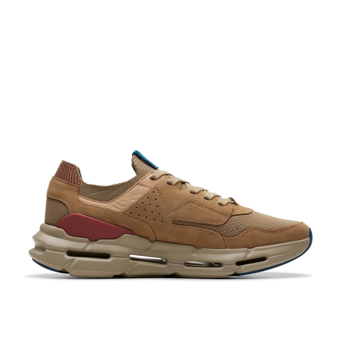 Sneakers De La Marca Clarks Para Hombre Modelo Nxe Lo Tan Suede En Color Marrón