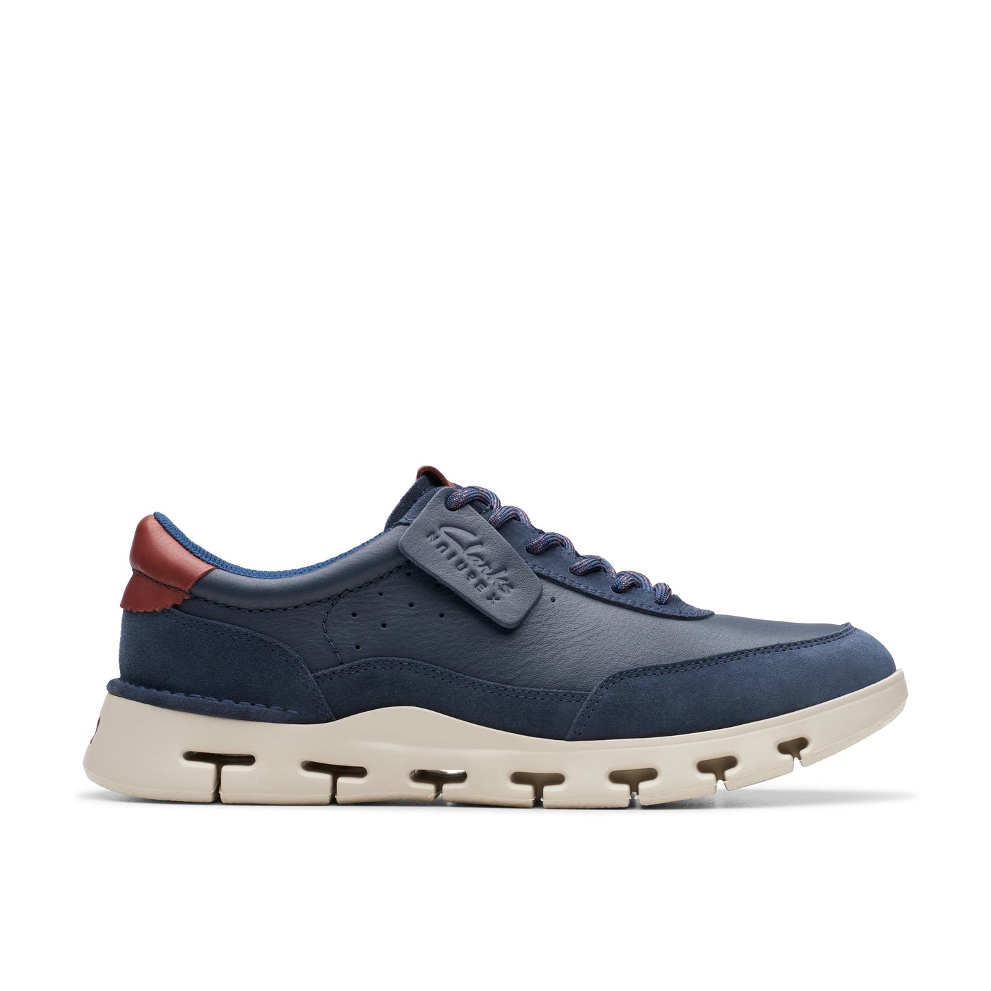Sneakers De La Marca Clarks Para Hombre Modelo Nature X One Navy Leather En Color Azul