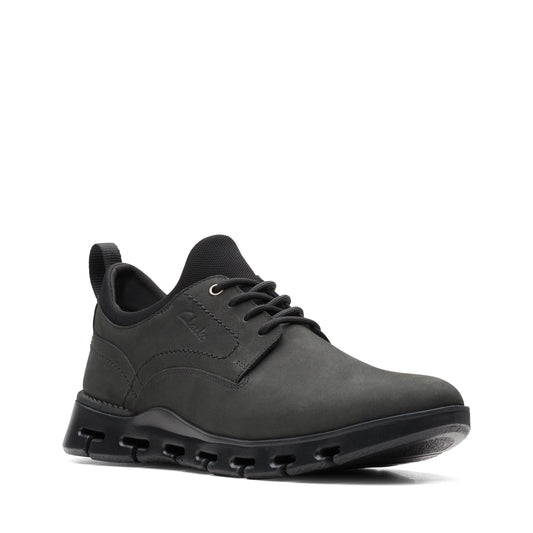 Sneakers De La Marca Clarks  Para Hombre Modelo Nature X Two Black Nubuck En Color Negro