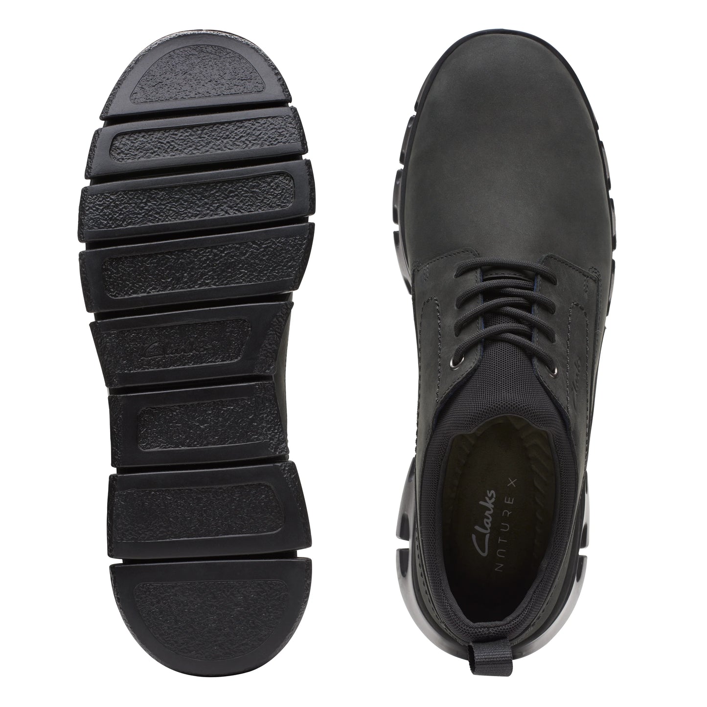 Sneakers De La Marca Clarks Para Hombre Modelo Nature X Two Black Nubuck En Color Negro