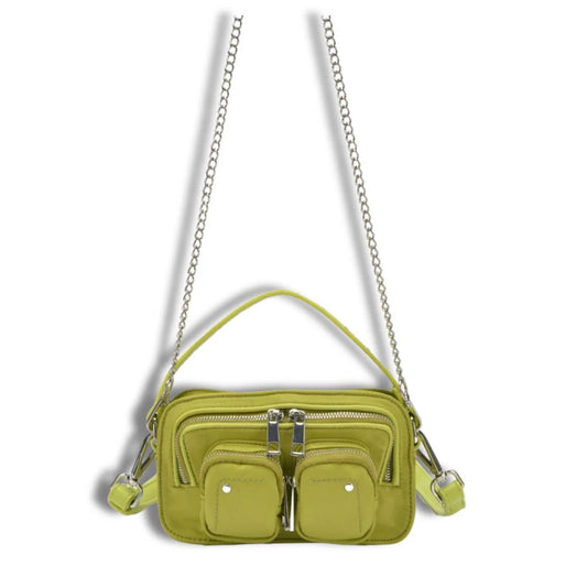 NUNOO | BOLSO MUJER | HELENA RECYCLED NYLON LIME | VERDE