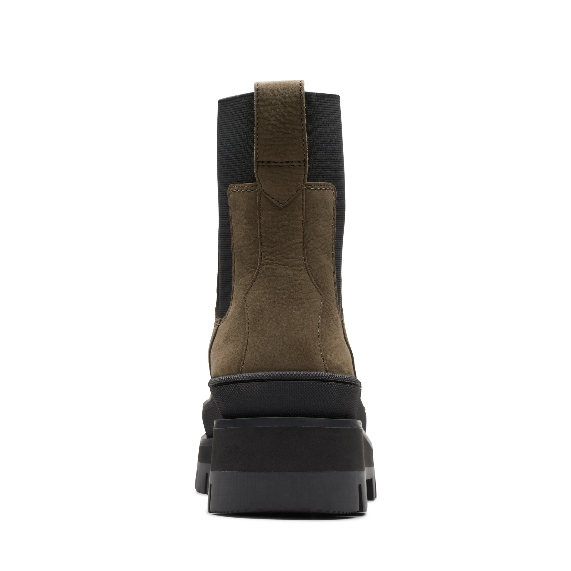 Botas Chelsea De La Marca Clarks  Para Mujer Modelo Orianna2 Top Dark Olive Nubuck En Color Verdeh