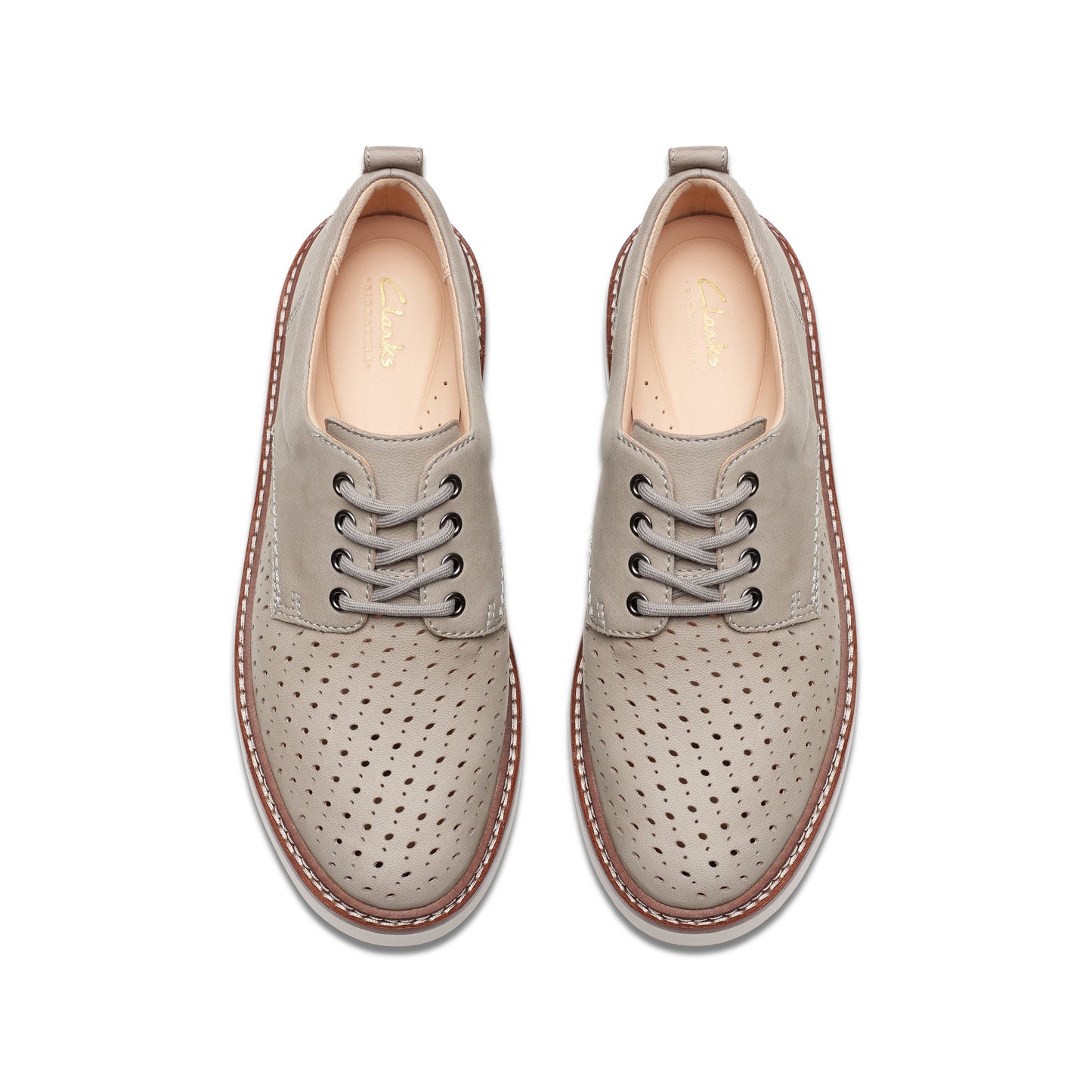 Zapatos Casual De La Marca Clarks Para Mujer Modelo Oriannaw Move Stone Nubuck En Color Marrón