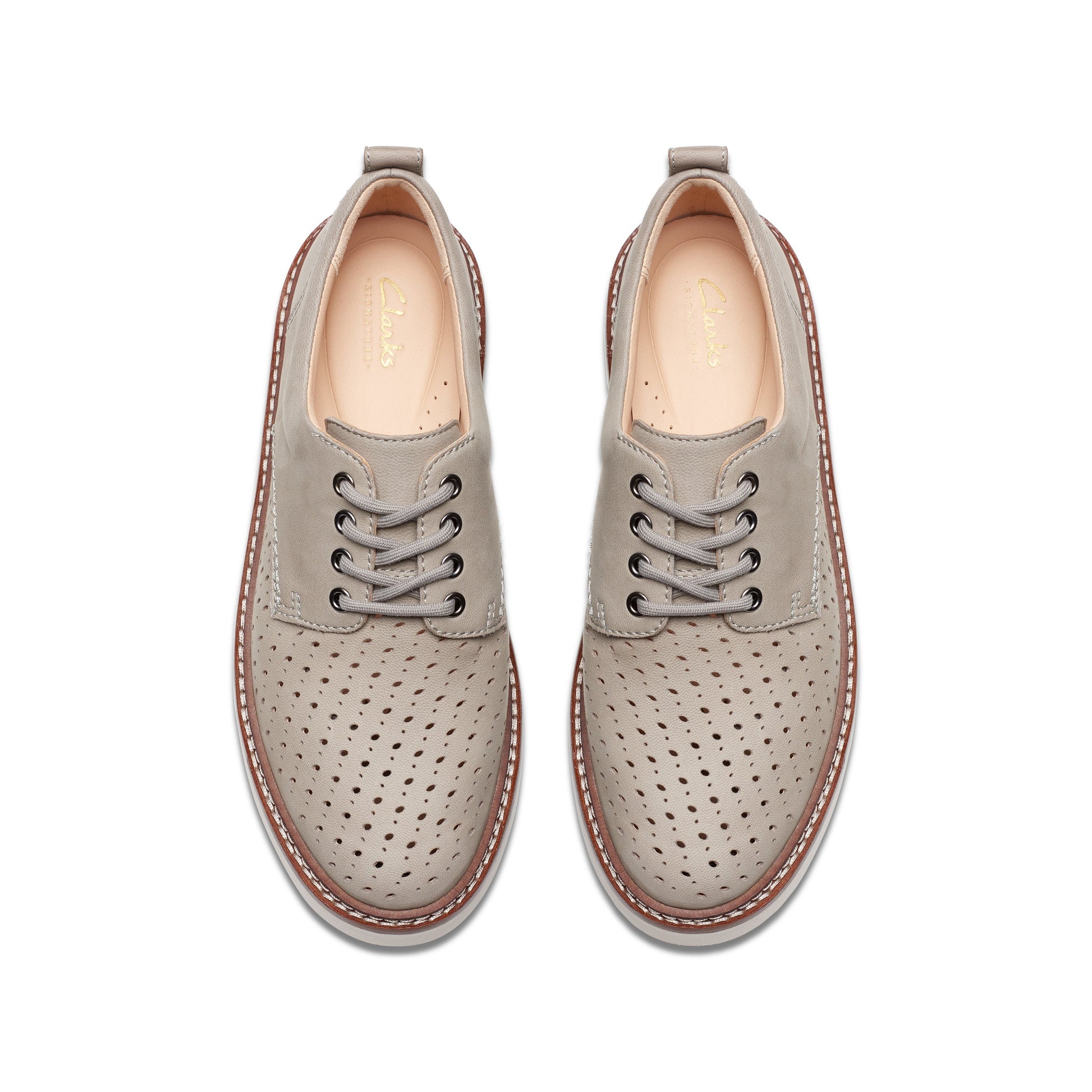 Zapatos Casual De La Marca Clarks  Para Mujer Modelo Oriannaw Move Stone Nubuck En Color Marrón