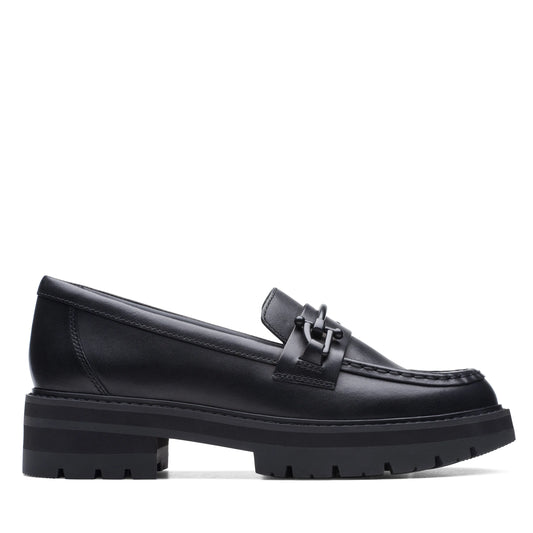 Zapatos Casual De La Marca Clarks  Para Mujer Modelo Orianna Bit Black Leather En Color Negro