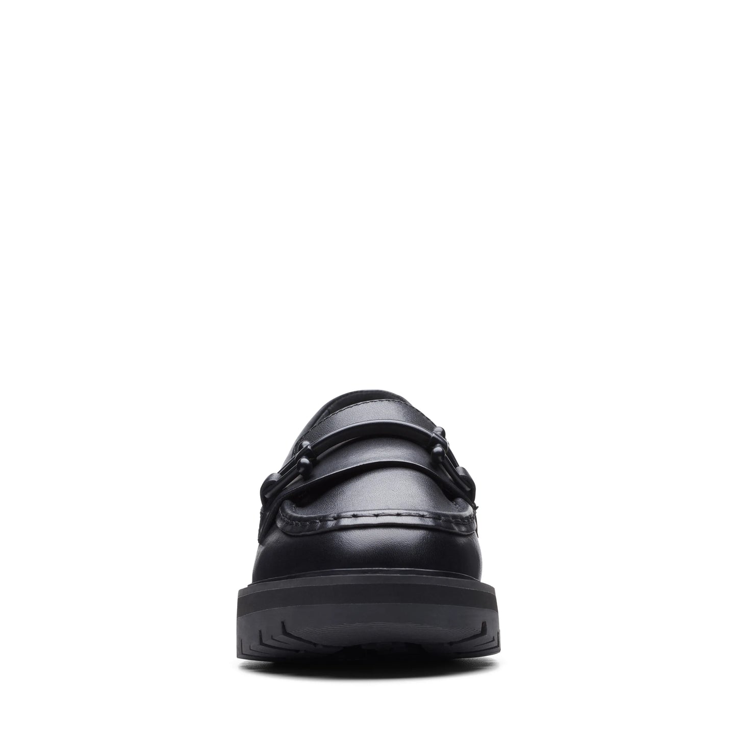 Zapatos Casual De La Marca Clarks Para Mujer Modelo Orianna Bit Black Leather En Color Negro