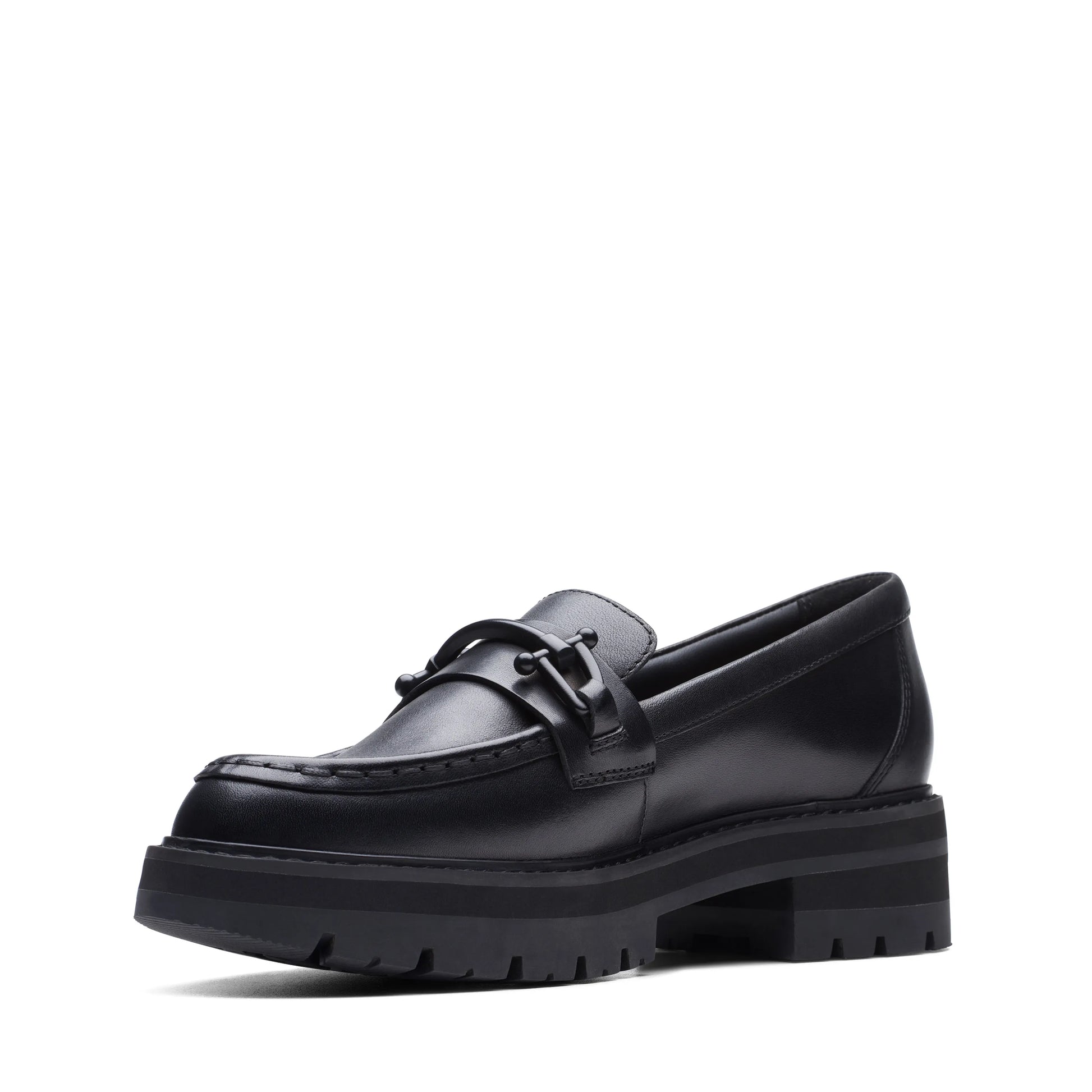 Zapatos Casual De La Marca Clarks  Para Mujer Modelo Orianna Bit Black Leather En Color Negro