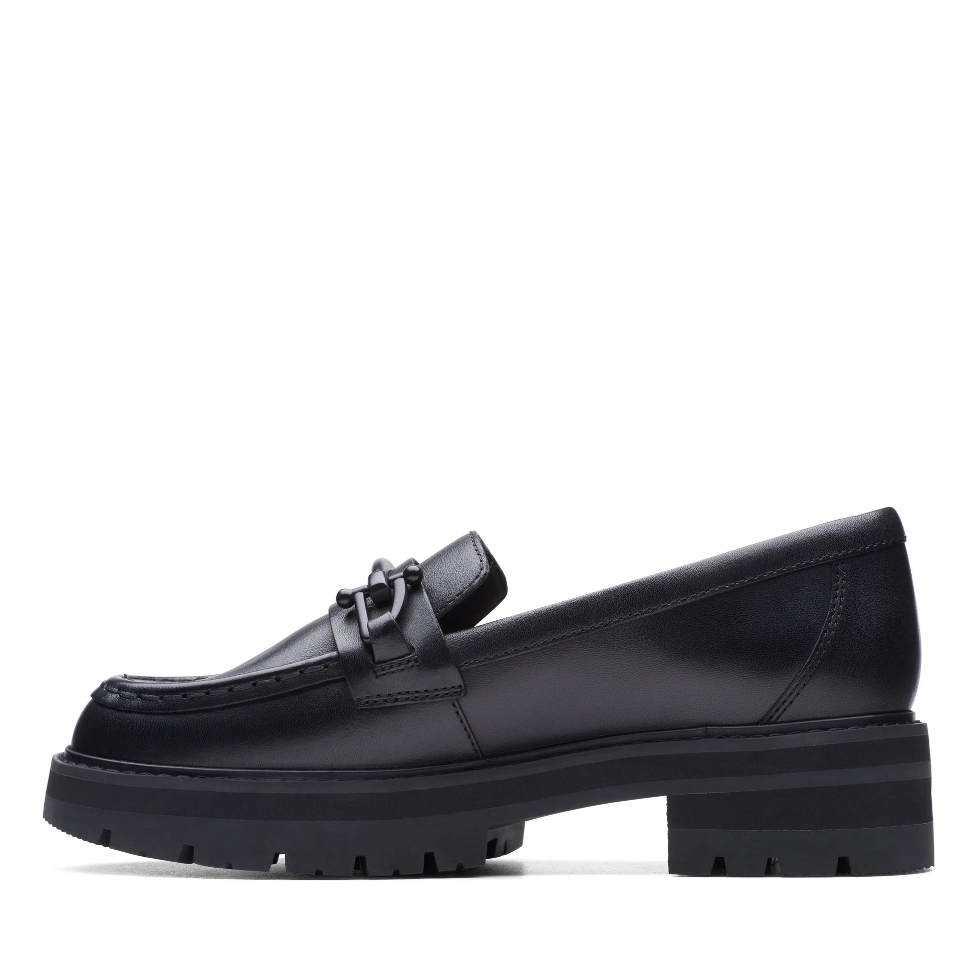 Zapatos Casual De La Marca Clarks  Para Mujer Modelo Orianna Bit Black Leather En Color Negro