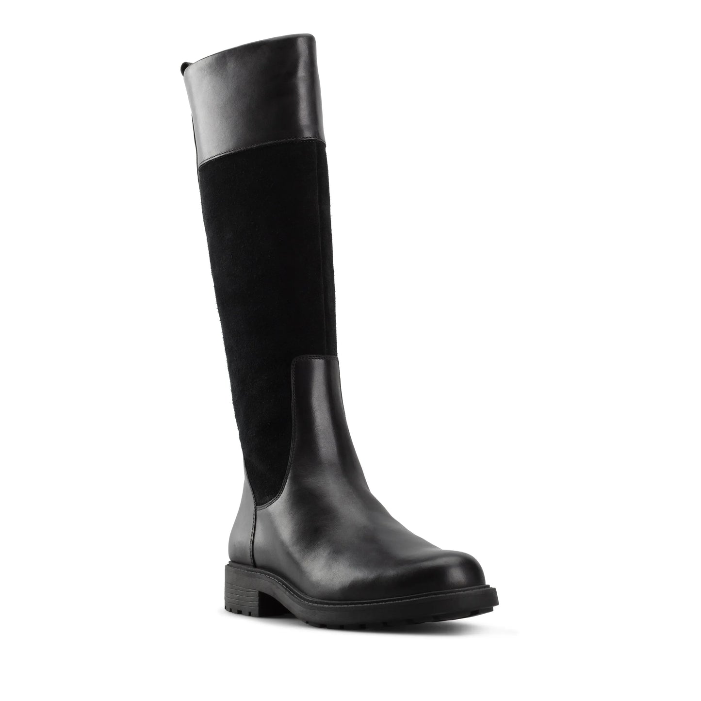 Botas De La Marca Clarks Para Mujer Modelo Orinoco2 Hi Black Wlined Leather Black En Color Negro
