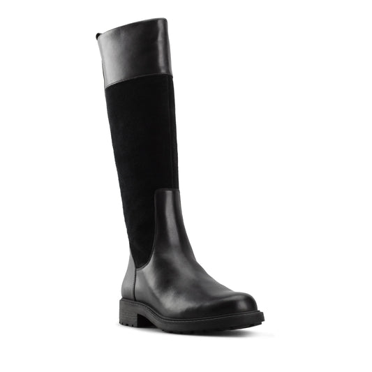 Botas De La Marca Clarks  Para Mujer Modelo Orinoco2 Hi Black Wlined Leather Black En Color Negro
