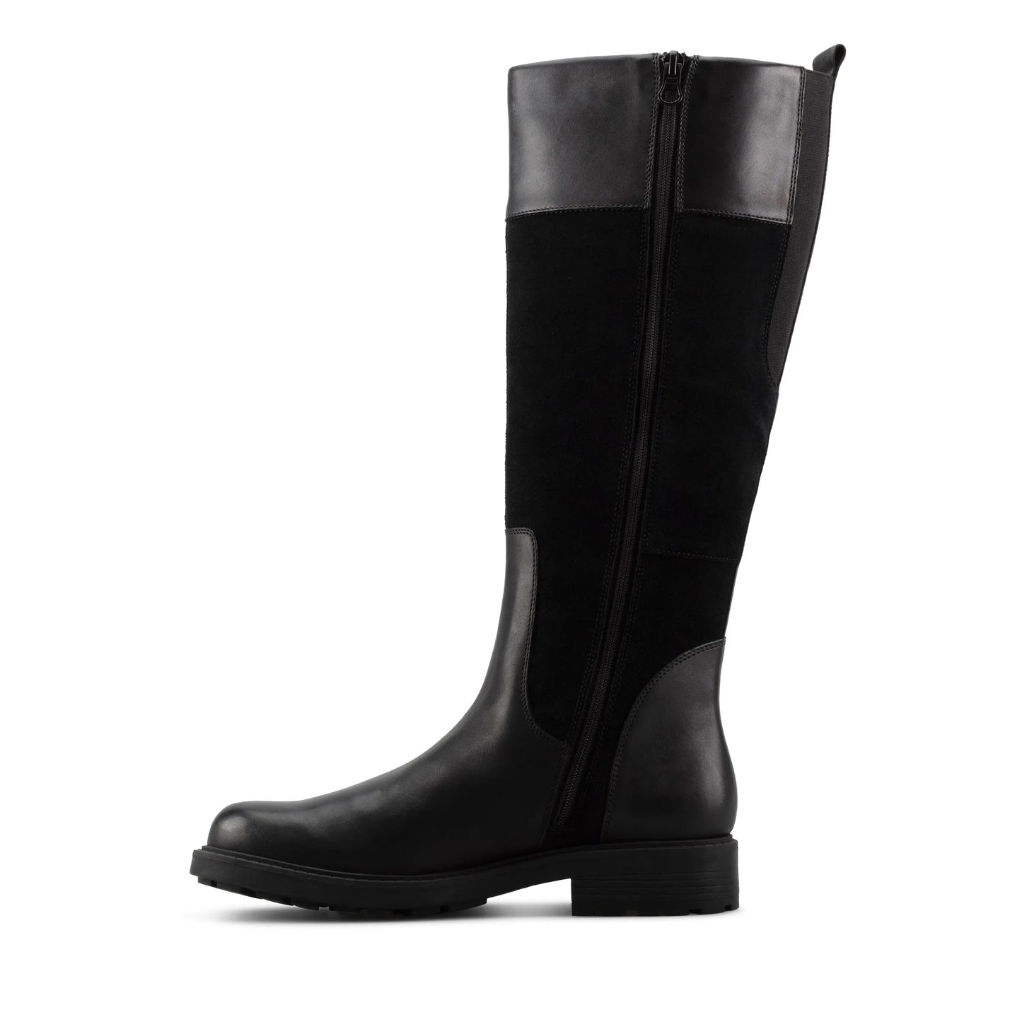 Botas De La Marca Clarks Para Mujer Modelo Orinoco2 Hi Black Wlined Leather Black En Color Negro