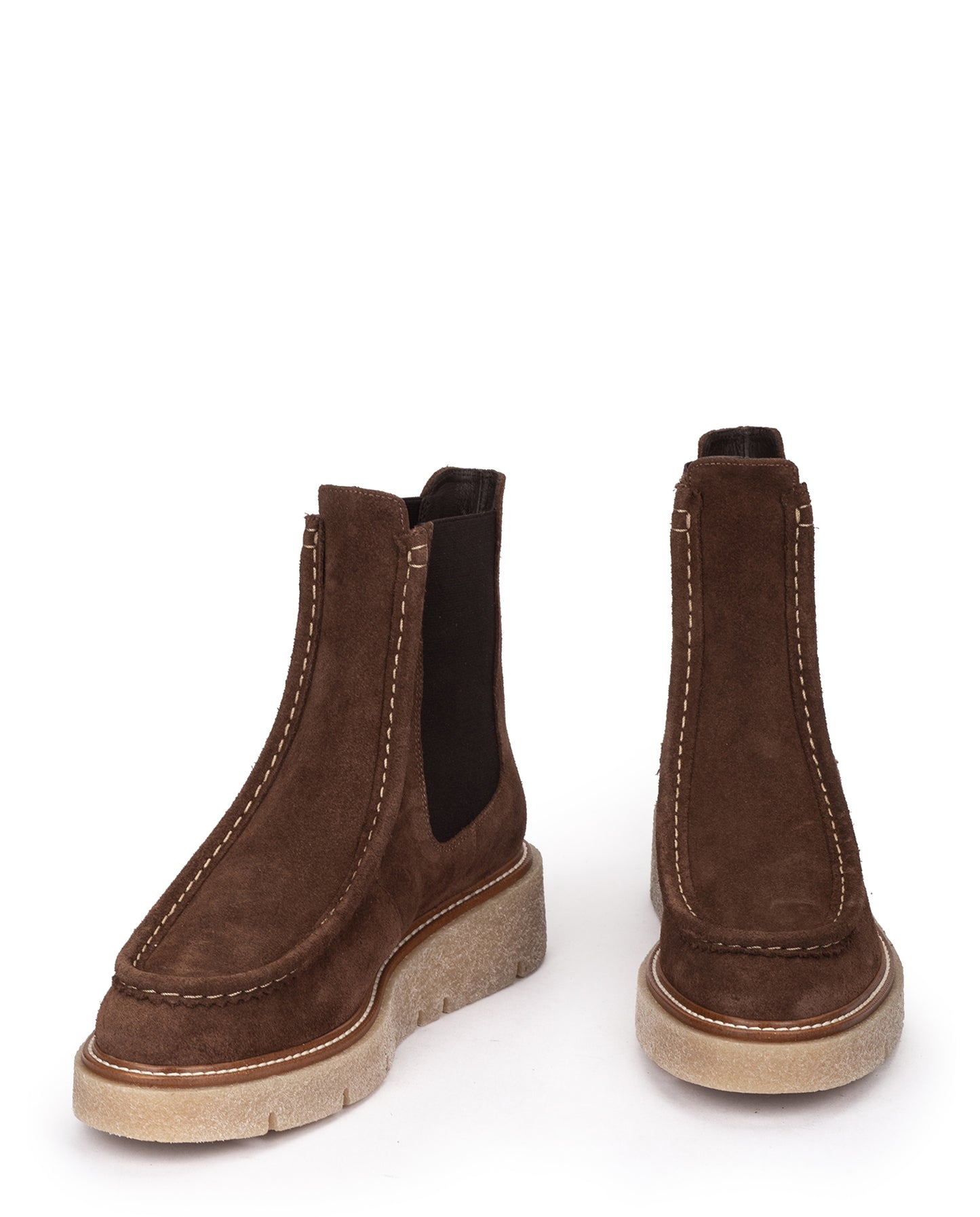 WEEKEND BY PEDRO MIRALLES | BOTINES | MUJER | VELOUR POMPEI | MARRÓN