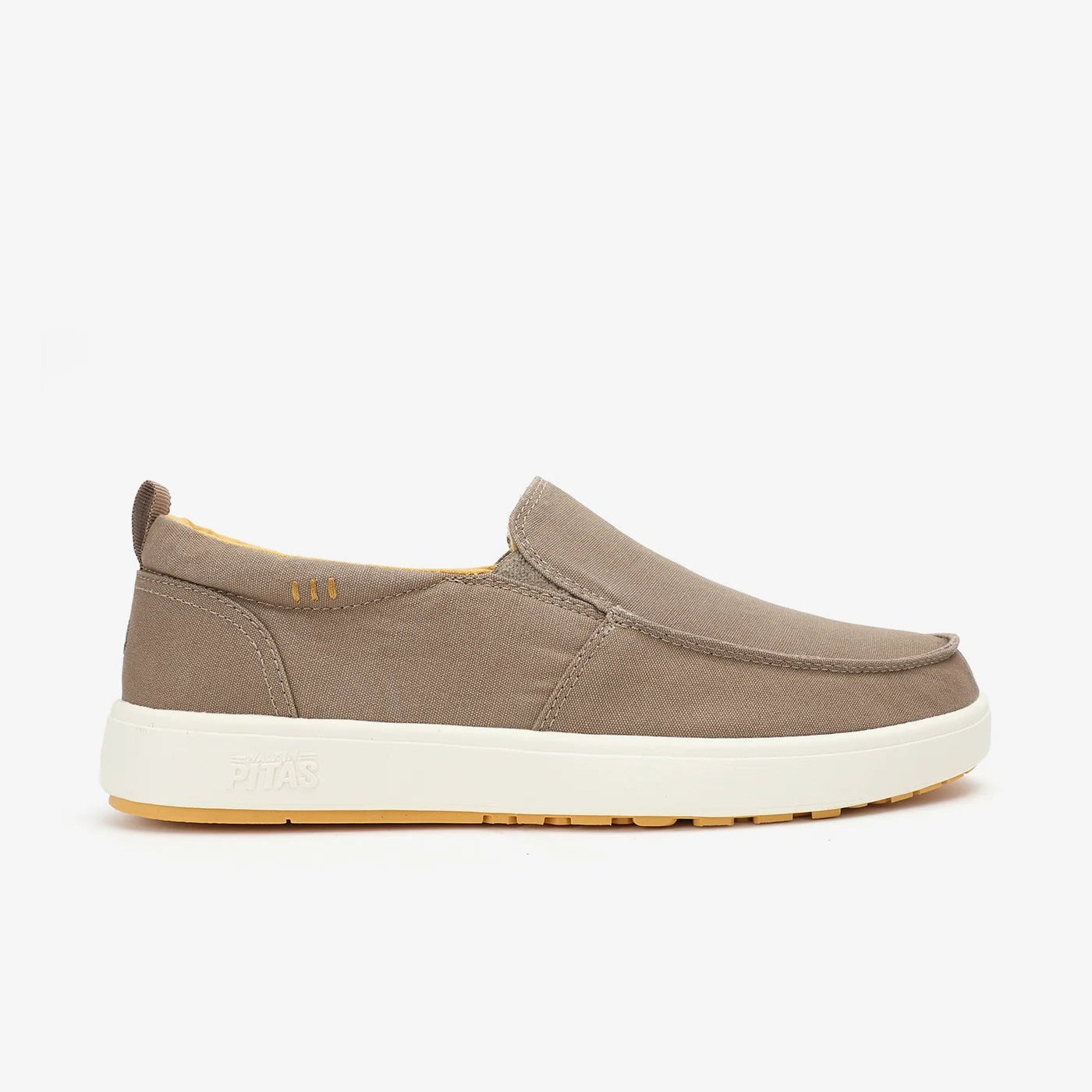 PITAS | HERRENSCHUH | ISCHIA TAUPE | BRAUN SLIP-ON