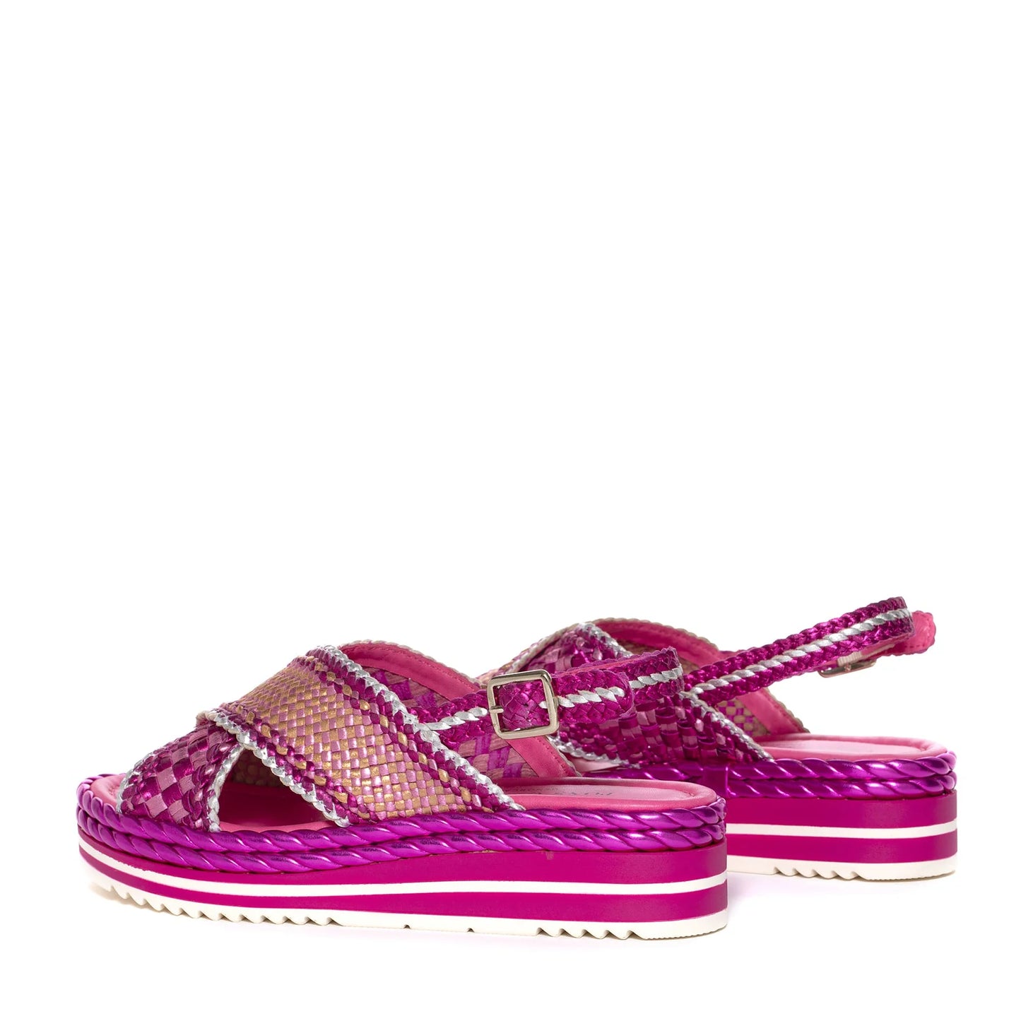 PONS QUINTANA | SANDALIAS MUJER | MILAN RETXA METAL | ROSA