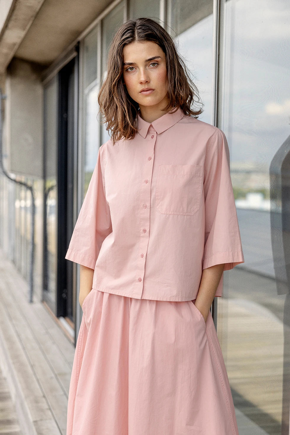 PROJECT AJ117 | SKIRT | WOMEN'S | HAILEY DK14-261 / 320 OLD ROSE | PINK