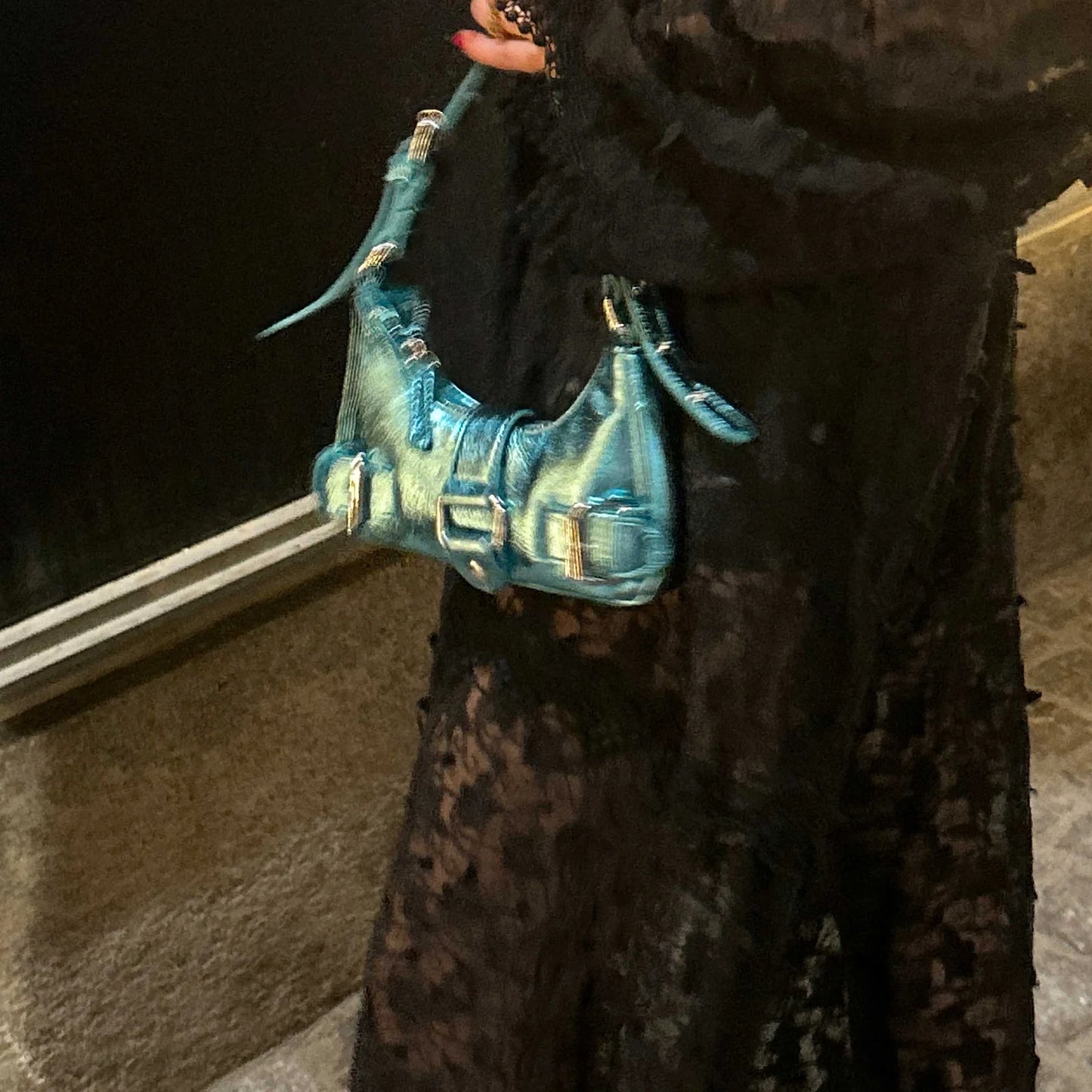 NUNOO | BOLSO MUJER | PALMA RECYCLED COOL LIGHT BLUE | AZUL