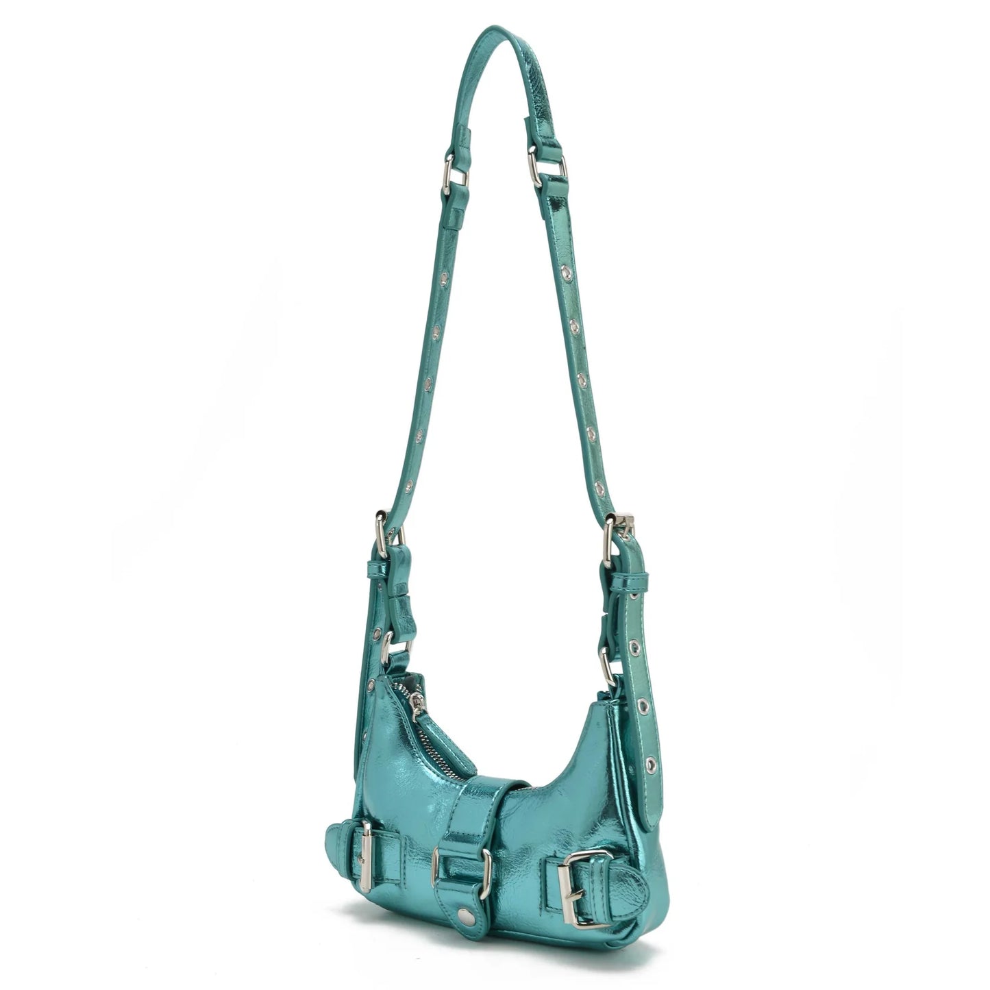 NUNOO | BOLSO MUJER | PALMA RECYCLED COOL LIGHT BLUE | AZUL