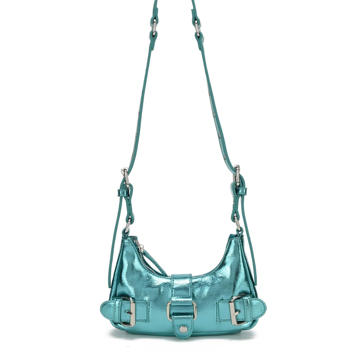 NUNOO | BOLSO MUJER | PALMA RECYCLED COOL LIGHT BLUE | AZUL
