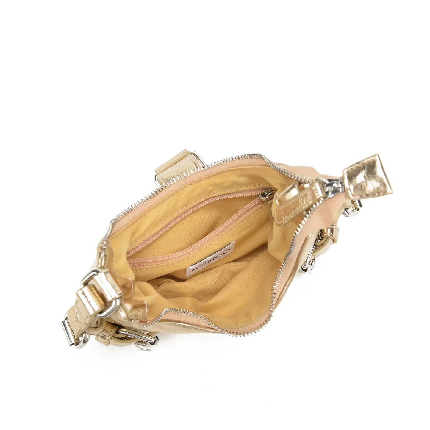 NUNOO | BOLSO MUJER | PALMA RECYCLED COOL LIGHT GOLD | DORADO