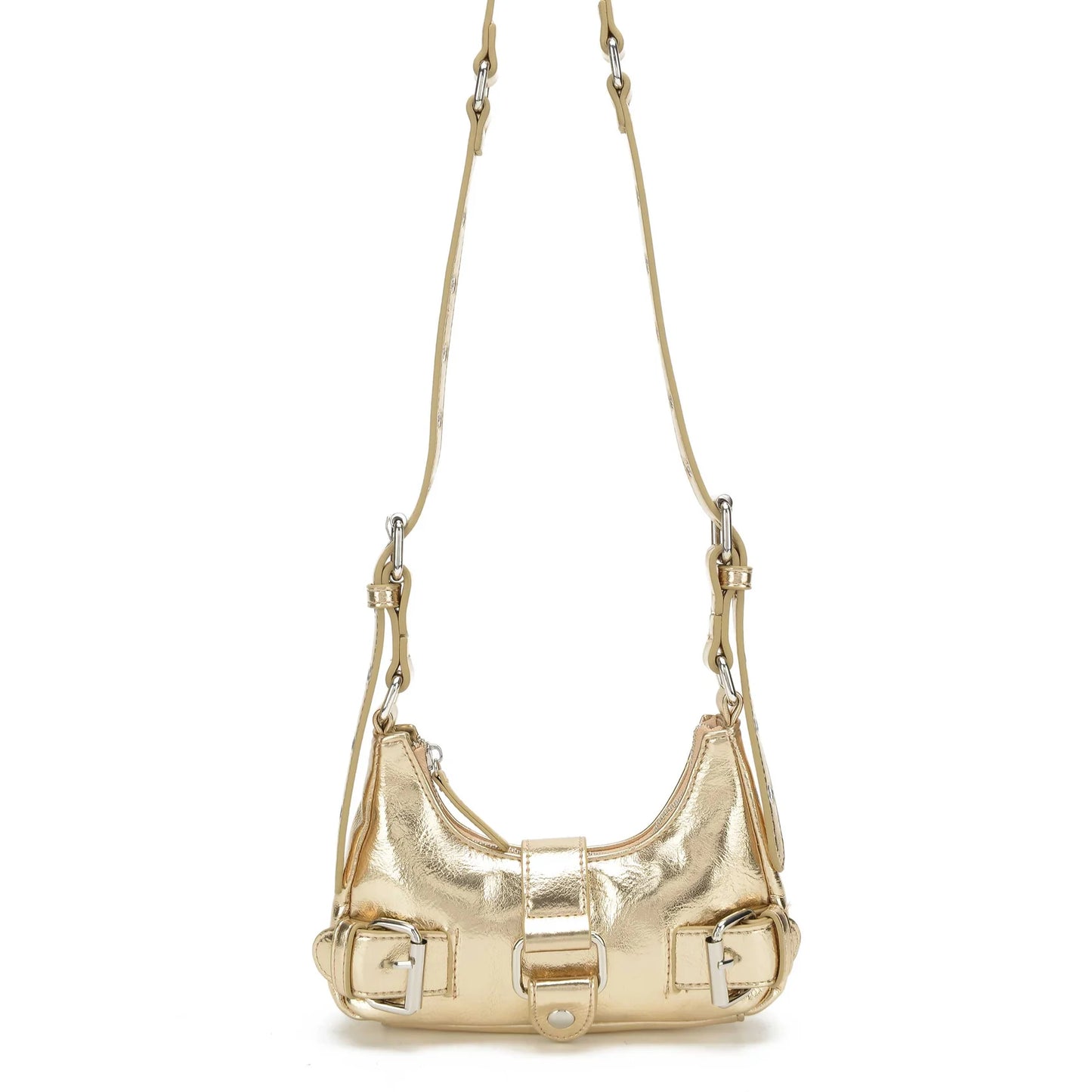 NUNOO | BOLSO MUJER | PALMA RECYCLED COOL LIGHT GOLD | DORADO