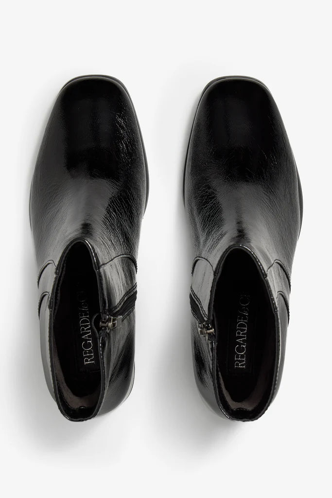 REGARDER LE CIEL | BOTTINES POUR FEMME | PILAR NAPLAK NOIR | NOIR