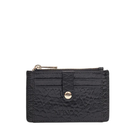 NUNOO | CARTERA | MUJER | PIXIE BUCKLE NEW ZEALAND BLACK W GOLD | NEGRO